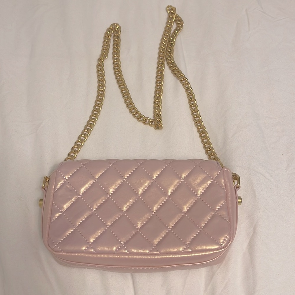 bright pink. Crossbody bag .